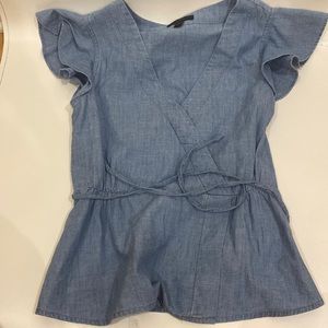 Blue J. Crew Blouse